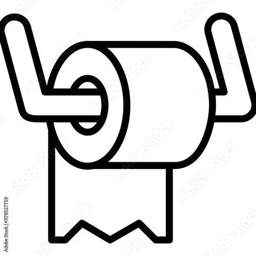 Toilet Paper Icon