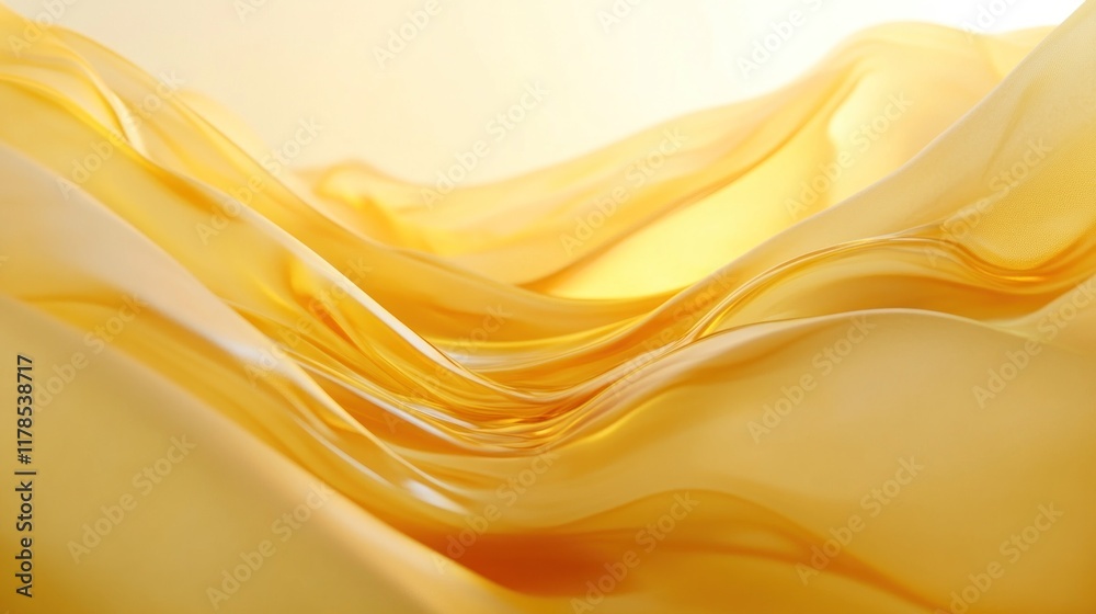 Golden Fluid Abstract Art: A Symphony of Amber Hues Golden Fluid Abstract Art: A Symphony of Amber Hues