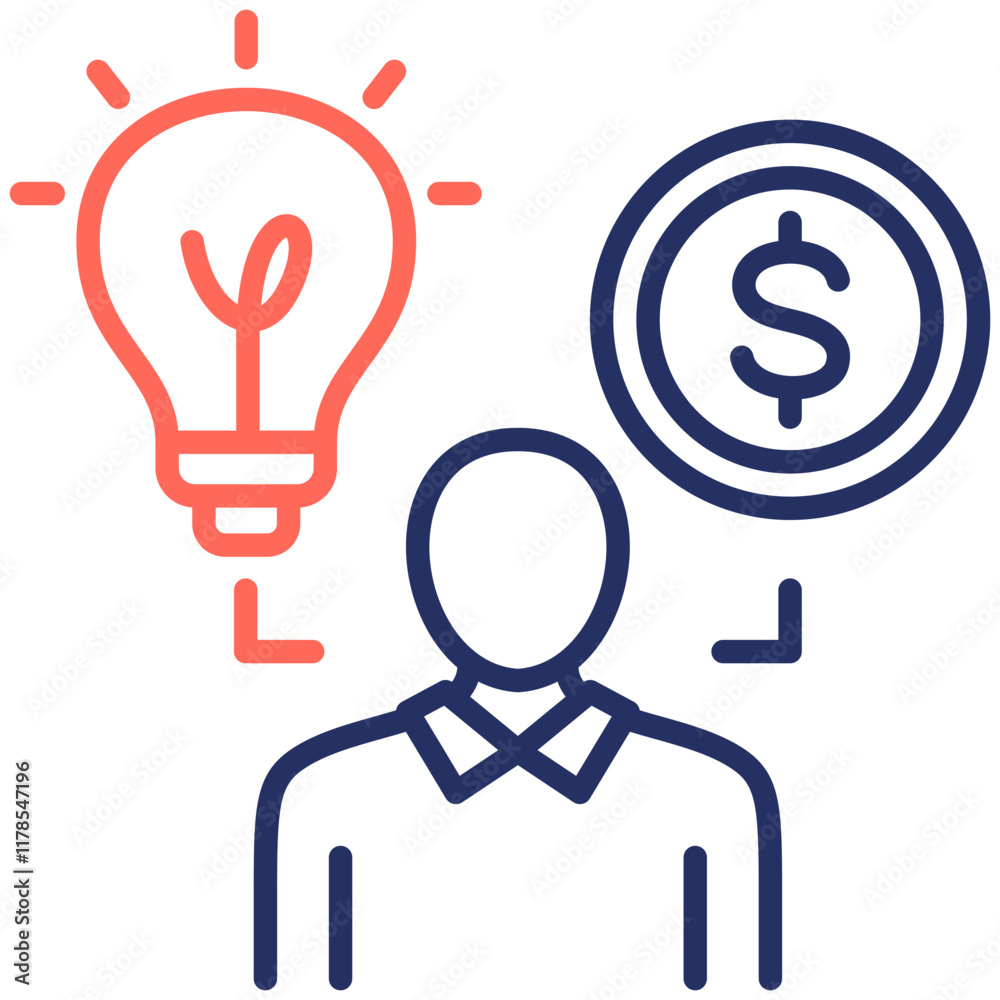 Entrepreneurship Icon Entrepreneurship Icon