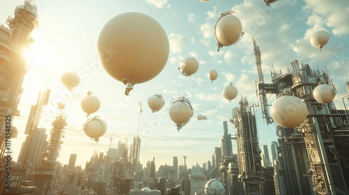 Aetherial Cityscape: A futu...