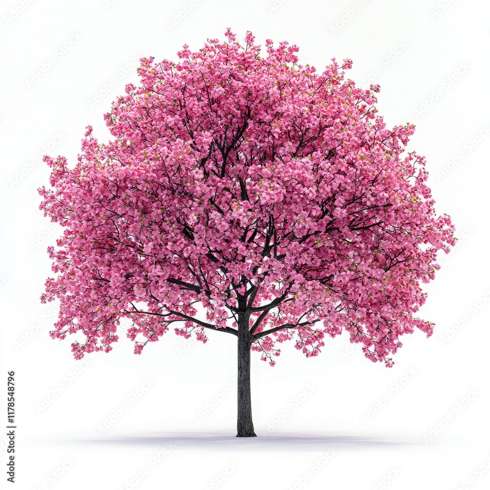 Obraz premium Pink Cherry Blossom Tree