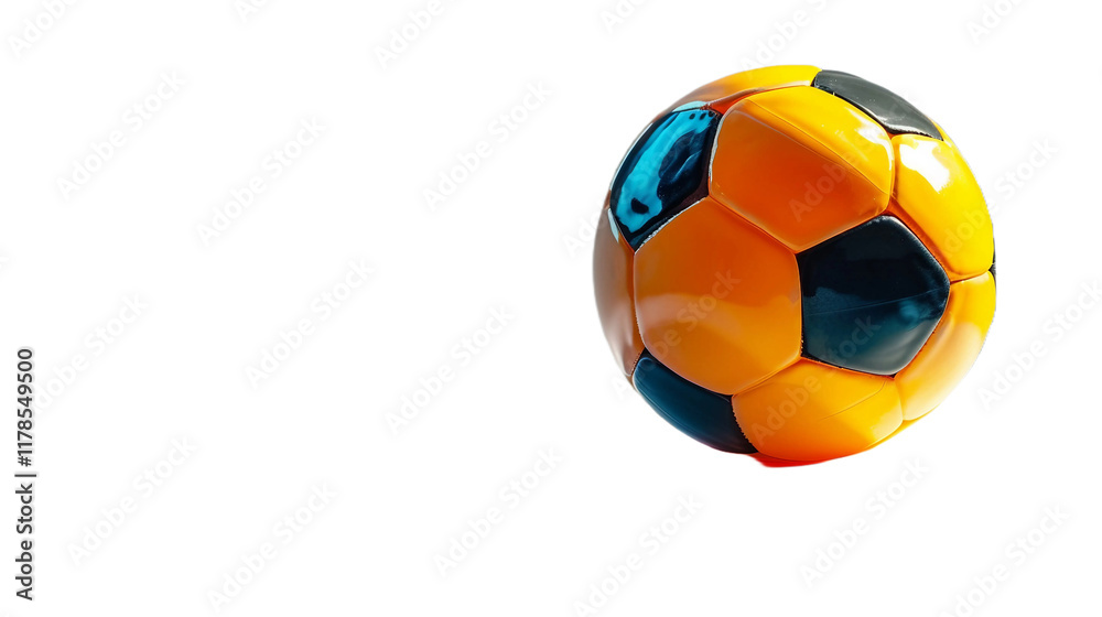 Luminous Football on white background PNG. Luminous Football on white background PNG.