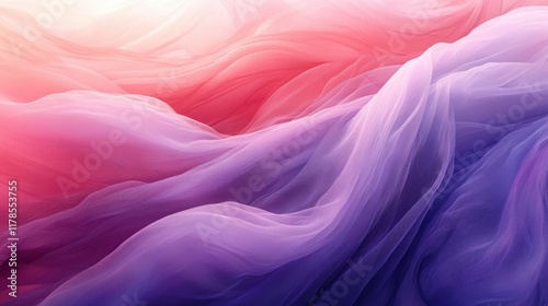 Abstract Pink and Purple Fabric Texture Flowing, Soft, and Elegant Drapery