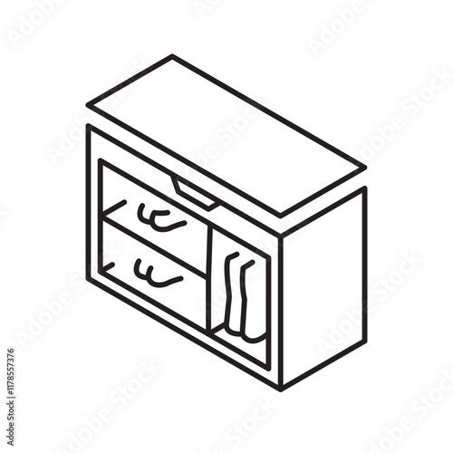open shoe cabinet under seat
