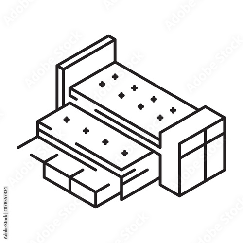slideable bed with storage