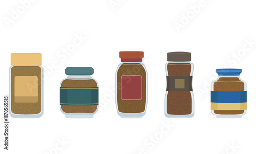 インスタントコーヒーのイラスト