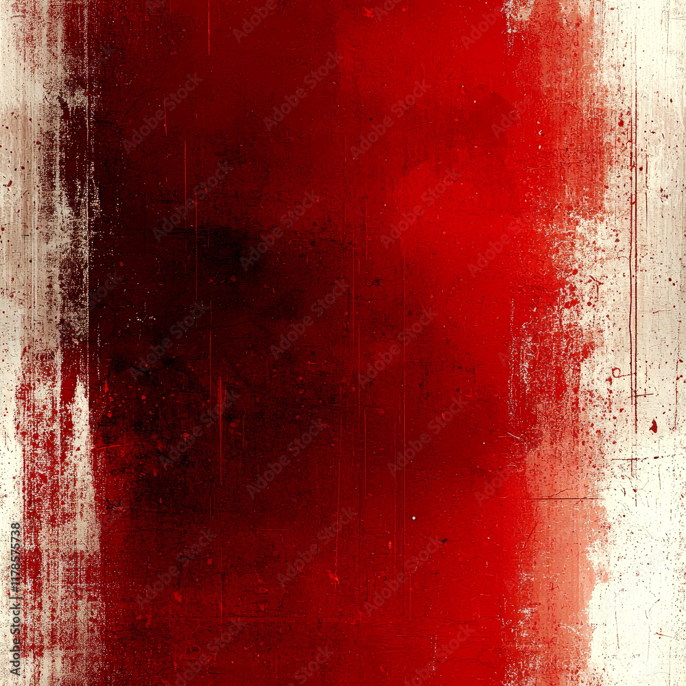 Naklejka premium Crimson Grunge: Fiery Red Abstract Texture Background. Bold, Dramatic, and Intense Visual Design Element for Graphic Projects