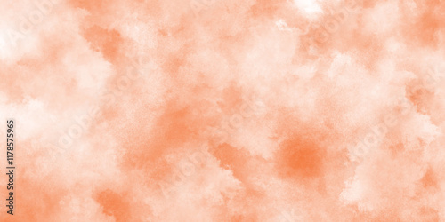 Abstract paper Background Texture Pattern with orange or brown color, Heavily Mixed Wall Art watercolor texture, Old orange or pink paper parchment banner with distressed vintage grunge texture.
