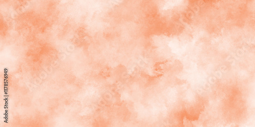 Abstract paper Background Texture Pattern with orange or brown color, Heavily Mixed Wall Art watercolor texture, Old orange or pink paper parchment banner with distressed vintage grunge texture.