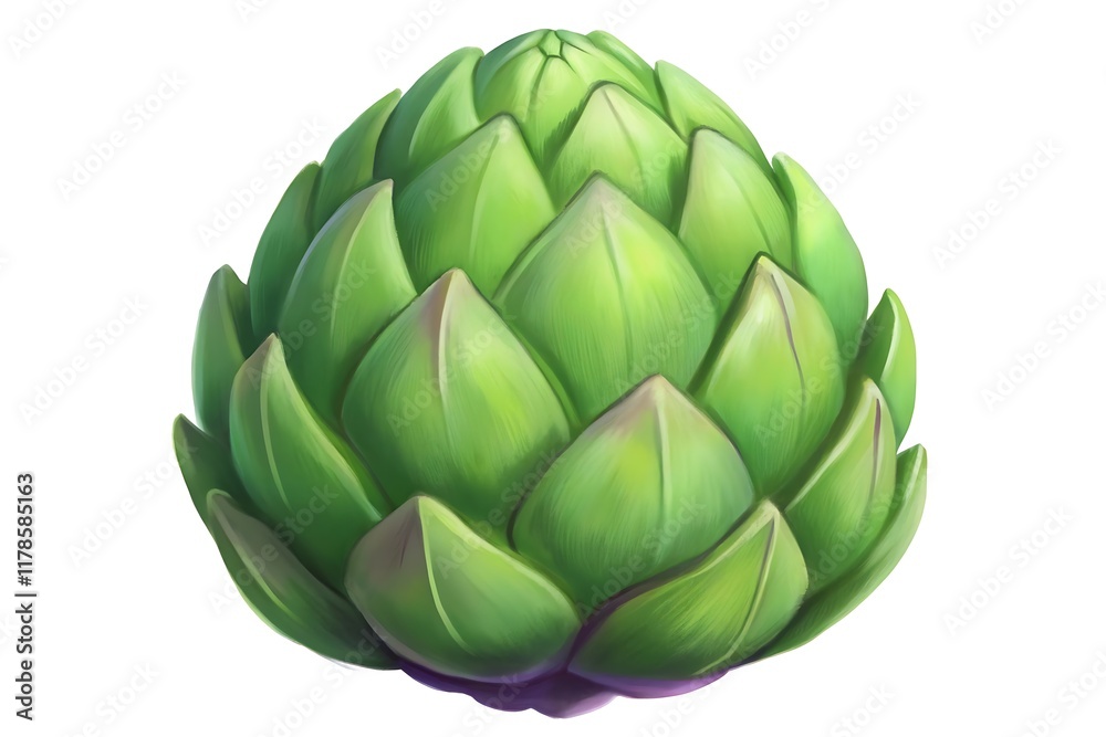 Obraz premium artichoke isolated on white