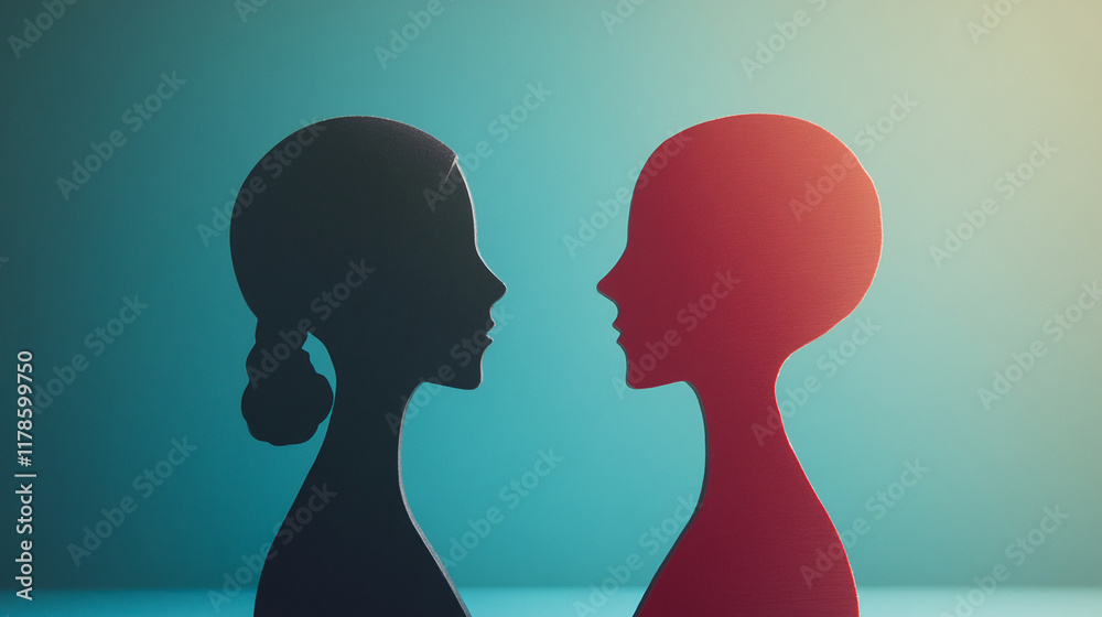 Fototapeta premium gender equality girl women right day background