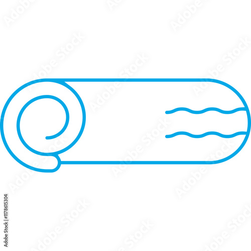 Swiss Roll icon single vector illustration