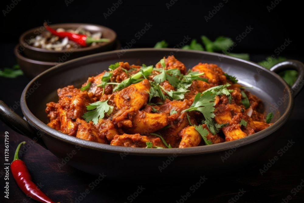 Andhra Chili Chicken south asian food meat vegetable freshness. Andhra Chili Chicken south asian food meat vegetable freshness.