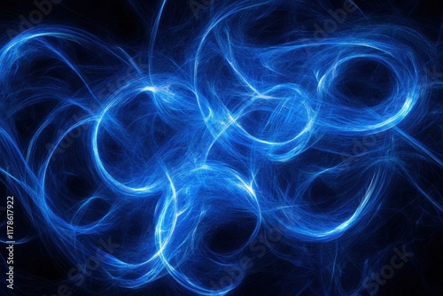 Wallpaper Mural Abstract Blue Energy Swirls Background Design Torontodigital.ca