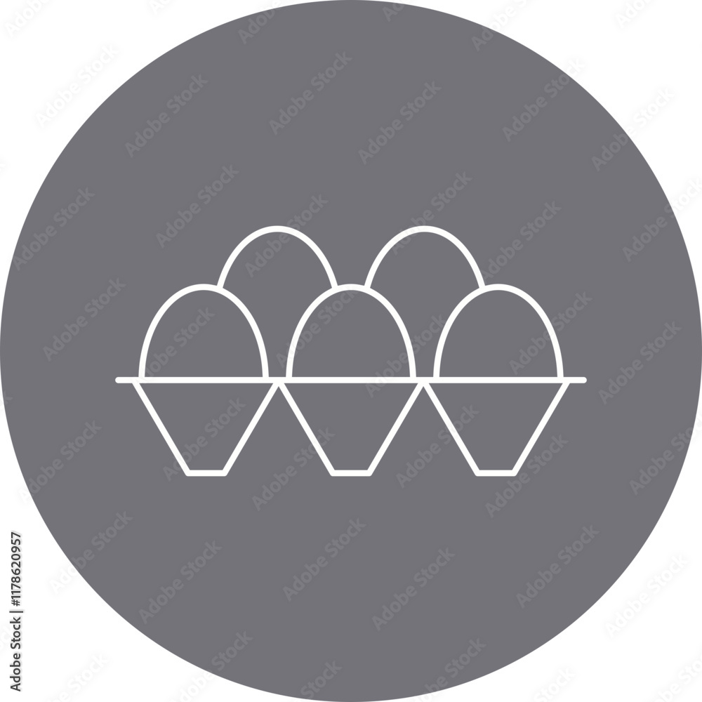 Eggs icon single vector illustration Eggs icon single vector illustration