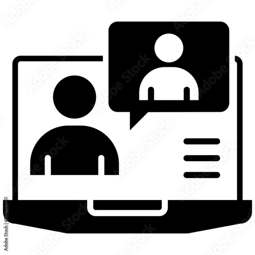 Online Communication Icon