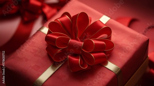 gift box with ribbon