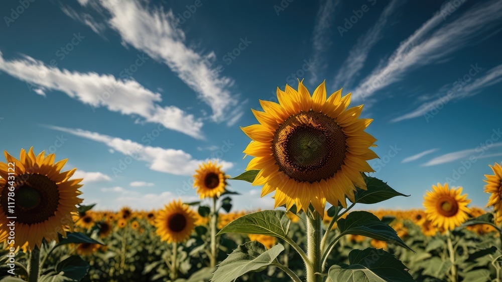 sunflower wallpaper,A vibrant sunflower field stretching under a bright blue summer sky
sunflower wallpaper,A vibrant sunflower field stretching under a bright blue summer sky