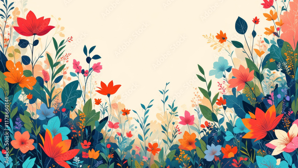 Fototapeta premium anime wallpaper abstract illustration background