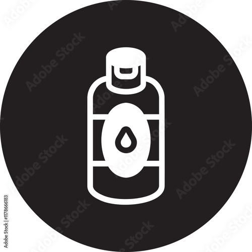 micellar water glyph icon