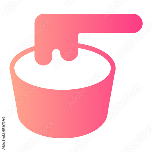waxing gradient icon