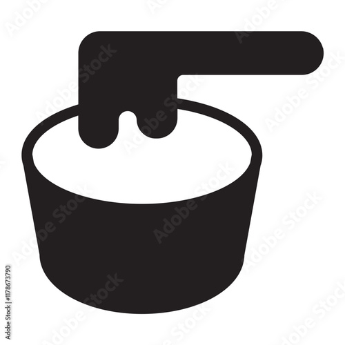 waxing glyph icon