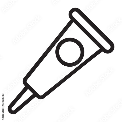eye cream line icon