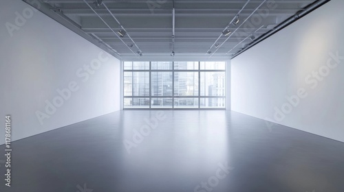 empty white room