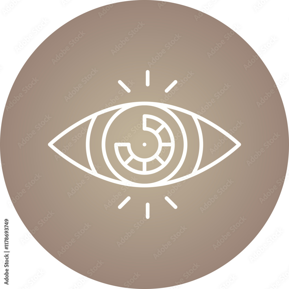 Visualization icon single vector illustration Visualization icon single vector illustration