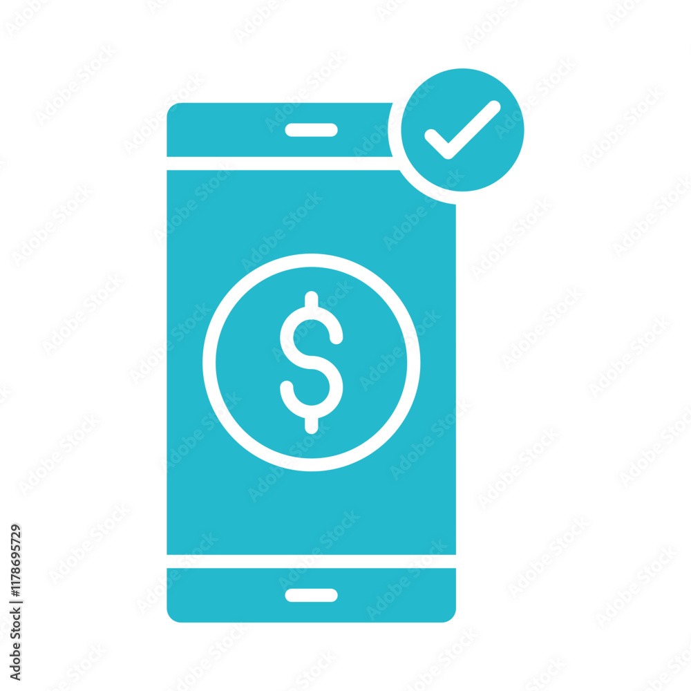 Smartphone Payment Icon Smartphone Payment Icon