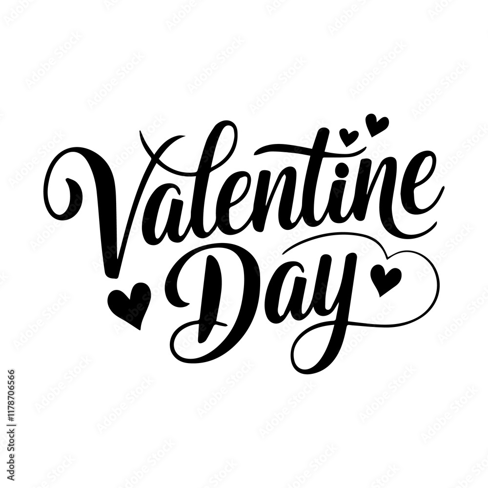 Obraz premium Loving Shadows Valentine’s Typography Delight