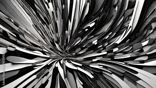 Dynamic Bold Vibrant Abstract Art #3