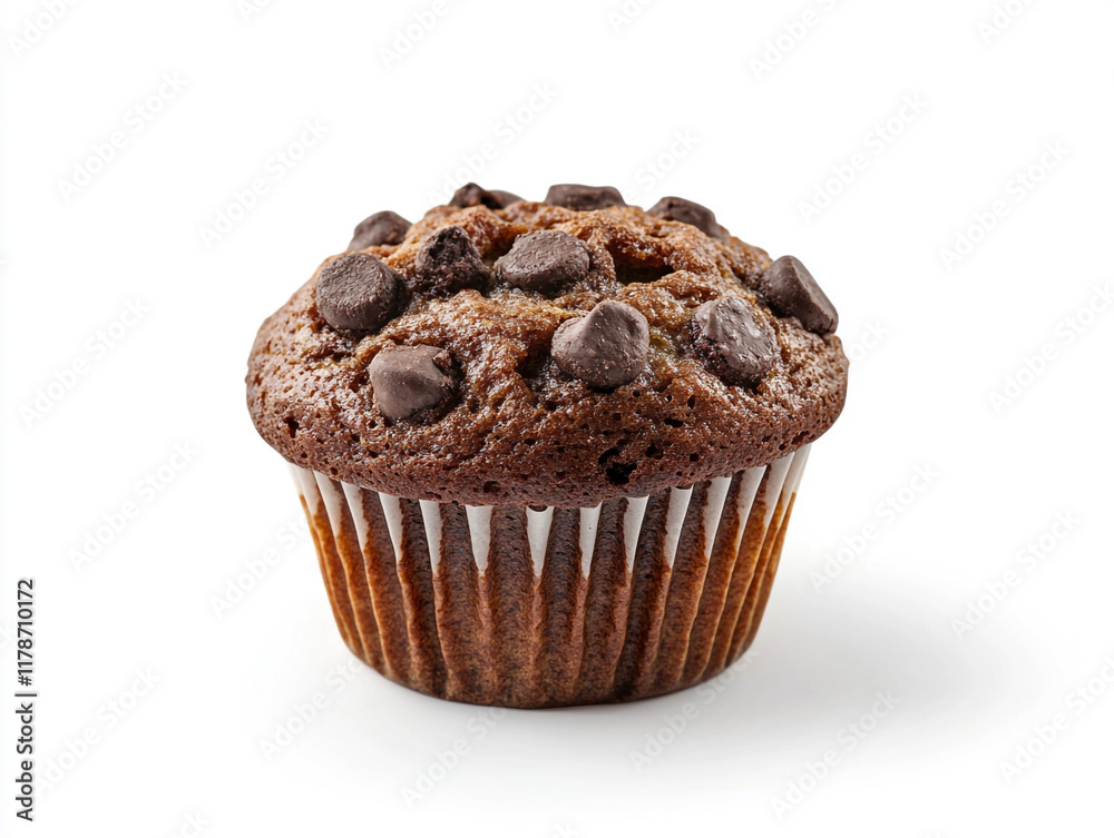 Delicious muffin served 