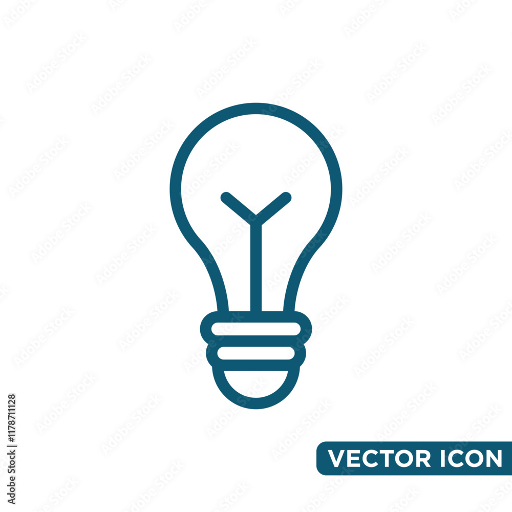 Simple Light Bulb Icon Design Template Simple Light Bulb Icon Design Template