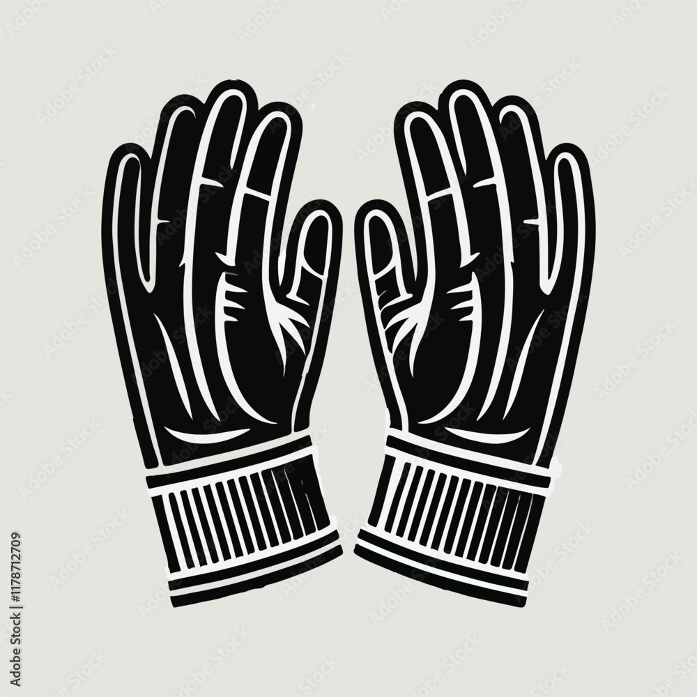 Obraz premium gloves vector