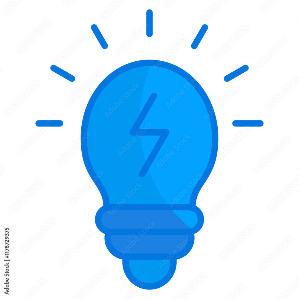 Led Lightbulb Icon Element For Design Led Lightbulb Icon Element For Design