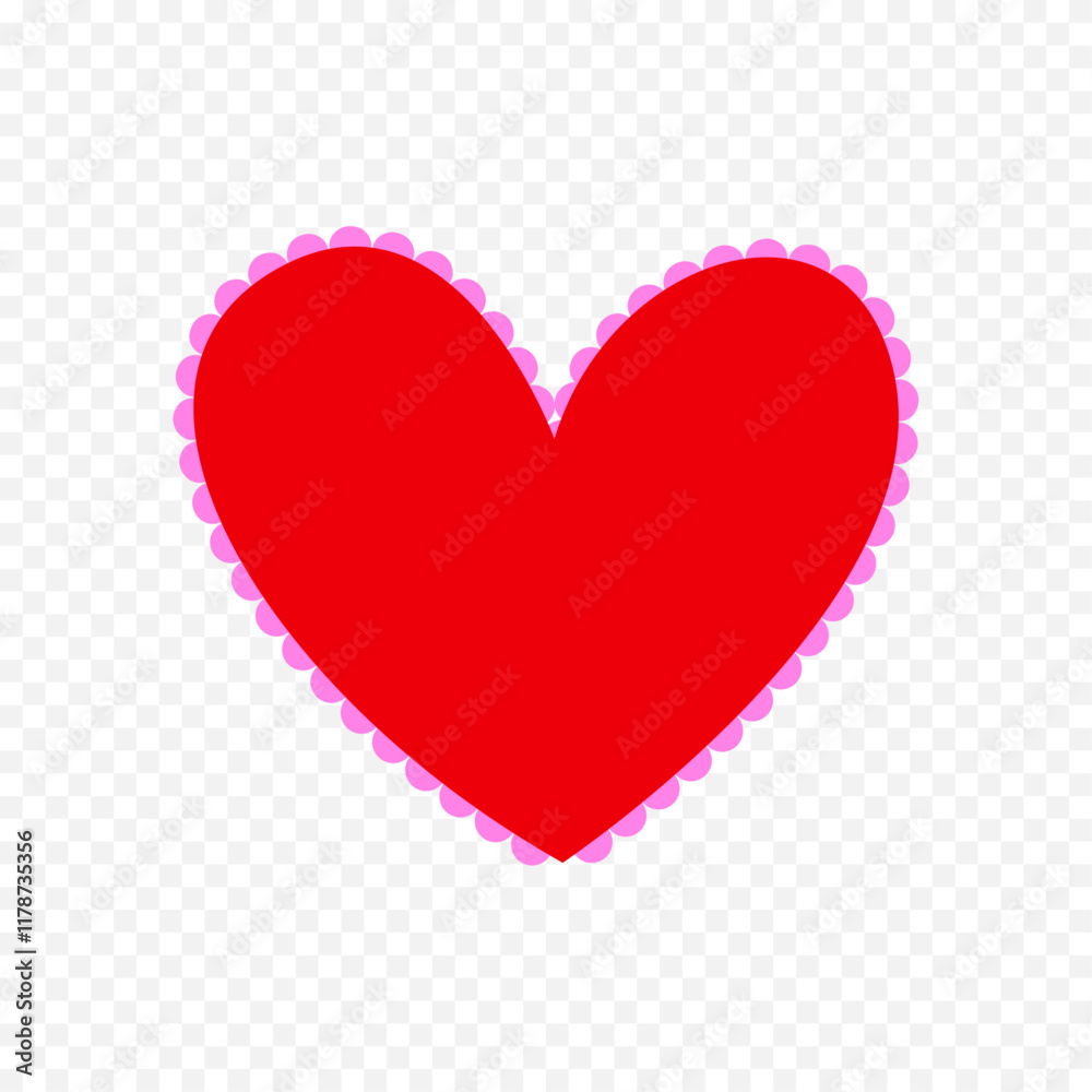 Doodle hand drawn heart drawing on white background Doodle hand drawn heart drawing on white background