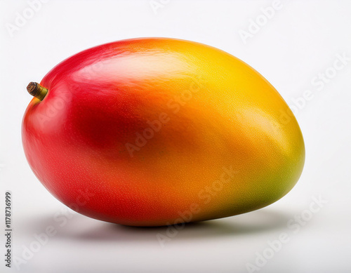 The mango is a tropical fruit with juicy, sweet flesh and vibrant, often yellow or orange skin