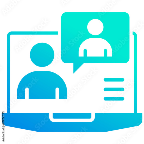 Online Communication Icon