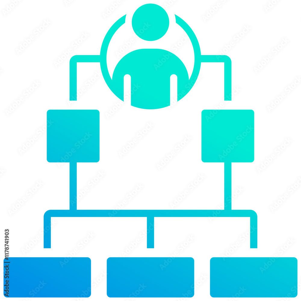 Organization Structure Icon Organization Structure Icon
