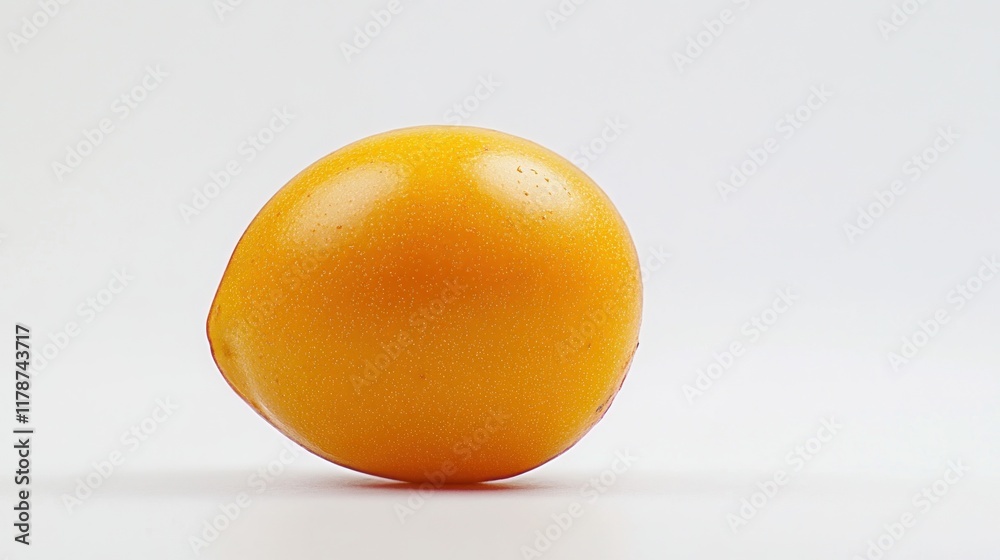 A single yellow lemon on a white background, showcasing its smooth texture and vibrant color. A single yellow lemon on a white background, showcasing its smooth texture and vibrant color.
