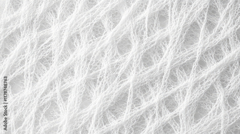 Obraz premium Close Up of Delicate White Tissue Paper Texture for Background Use