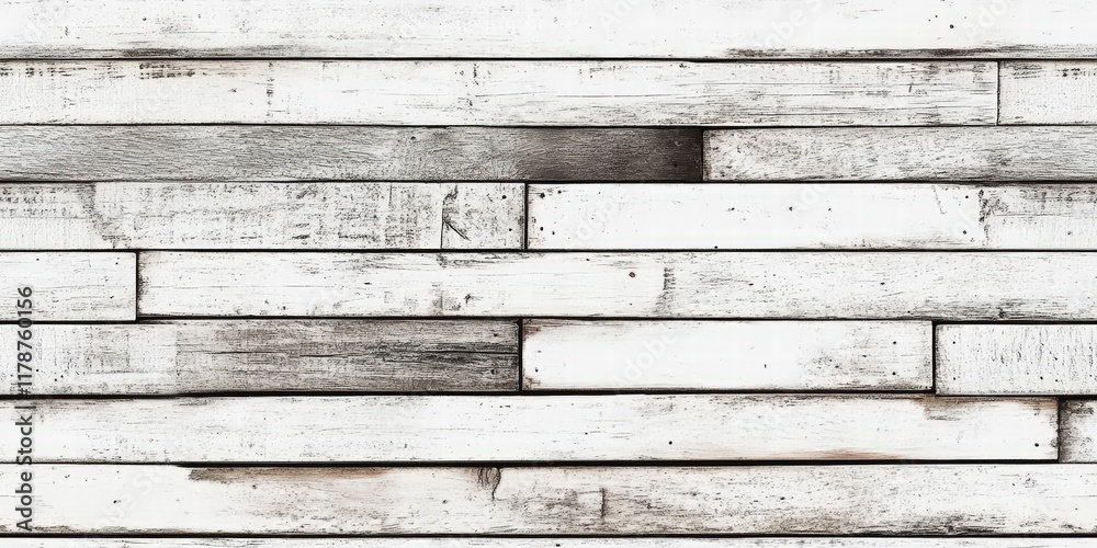 Fototapeta premium Old White Wooden Boards Texture Background for Rustic and Vintage Design Projects and Crafts