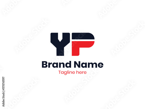 YP Letter Initial Logo Design Template Vector