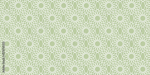 Seamless geometric pattern in authentic arabian style. Vector illustration