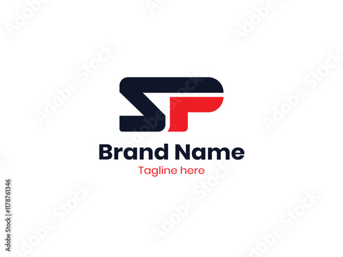 ZP Letter Initial Logo Design Template Vector