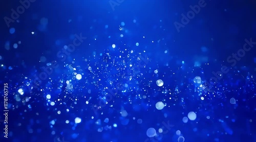 Wallpaper Mural A mesmerizing abstract animation unfolds against a deep blue background. Countless light particles dance and swirl, creating a fantastic beauty. (Loop playback possible) Torontodigital.ca