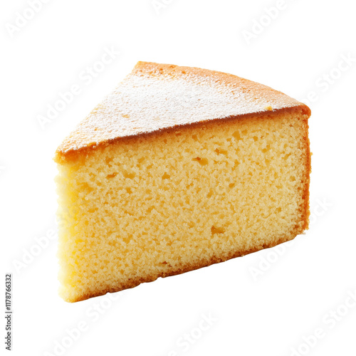 Slice of Sponge Cake photo