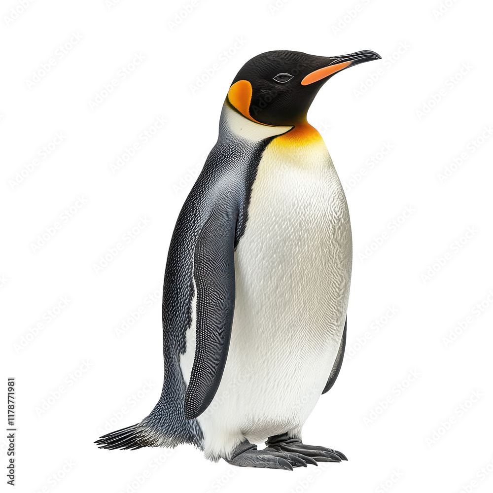 Obraz premium Cute Penguin Isolated on White Background for Creative Projects on transparent background.