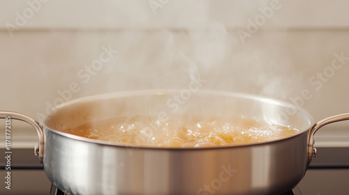 Pasta Cooking in Stainless ...